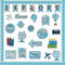 gisgfim Travel the Map Bulletin Board Set - Motivational Sign Cutouts, World Map Adventure Decor for Classroom
