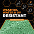Xpose Safety 10' x 16' Green Poly Tarp - Durable, Water Resistant, 5 Mil Thick Polyethylene Cover