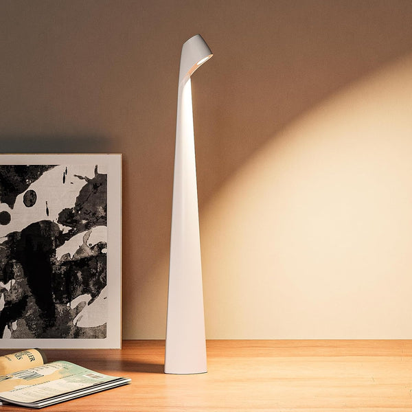 baishezhuan Portable LED Table Lamp 3-Levels Brightness, Rechargeable Battery Up to 48 Hours