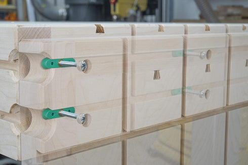 MICRO JIG - MATCHFIT Dovetail Track Hardware 2.0 (Female Track Nut Kit) 4.86in x 1.26in x 3.5in