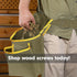 50Pcs Heavy-Duty 2-7/8 Inch Outdoor Wood Screws Assortment Fastener Kit, Rust Resistant Timber Screws