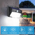 2 Packs 3 Peasur Solar Outdoor Lights Motion Sensor Solar Security Lights Waterproof with Lighting Modes Solar Powered