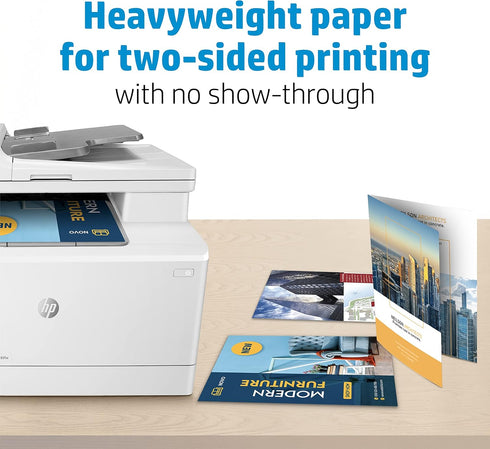 8.5x11 52 lb, 150 (4WN10A) HP Professional Business Paper, Glossy, in, sheets, works with laser printers