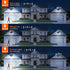 3500LM 3 Yard-2Pack WdtPro Solar Lights Outdoor Flood Light, Bright Motion Sensor Outdoor Lights, Heads & Upgrade Glass