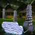 Solar Rope Lights, 2 Pack Total 132ft 400LED Solar String Lights, 8