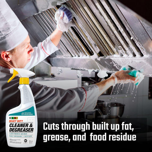 32 (Pack 2) CLR PRO Heavy Duty Multi Surface Industrial Cleaner and Degreaser - Lifts Grease, OIl, Food Residue