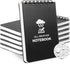 Waterproof Pocket Notebook, 3 x 5 Mini Notepad, Weatherproof Stone Paper, 100 Lined Pages, 6 Pack for Outdoor Use