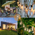10-Pack Bulbs, 120V 7W E17/ Bulbs, ST40 Bulbs Edison Replacement Light Intermediate Screw Base Light Clear Glass Light