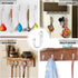 15PCS White Coat Hooks, Robe Hooks, Wall Hooks with 30 Pieces Screws for Towel, Key, Robe, and Coats