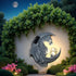 memeyou Dragon Tree Hugger Solar Magic Orb Garden Statue Dragon Solar LED Lights Decor Sun Moom for Your Patio Balcony