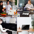 7 Readaeer Metal Book Stand for Desk Portable Document Holder for Cook Book, Music Book, iPad, Laptop, Reading Rest