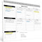 Weekly Planner To Do List Pad - 8.5x11" 52 Sheets Spiral - Desk Notepad with Multiple Sections, Undated Planning