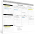Weekly Planner To Do List Pad - 8.5x11" 52 Sheets Spiral - Desk Notepad with Multiple Sections, Undated Planning