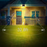 3 IP44 (2 Pack) AURAXY Motion Sensor Outdoor Lights with Optical Lens - Modes, Waterproof Solar Wall Light for Garden