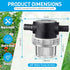 Water Pump Strainer, 3/8 Inch Hose Barb In-Line Filter for 12V DC Water Pump, Twist-On Sprayer