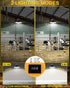 T-SUN 20V Repairs(1 Pack) Battery Operated Shed Lights, LED Work Light Compatible with Dewalt Battery Hanging Lights