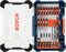 BOSCH DDMS20 20-Piece Custom Case System Set for Assorted Impact Tough Drilling and Driving