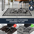 DECOLURE 36"x48" Office Chair Mat for Hardwood Floor, Noise Reducing Anti-Slip Floor Protector, Aztec Tribal Design