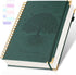 Spiral Notebook, A5 College Ruled Notebook, 300 Pages, Leather Journals for Writing, 5.7" x 8.5", Hardcover Journaling