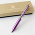 LACHIEVA LUX Elegant Crystal Executive Metal Ballpoint Pen with German-made Refills, Luxury High-End Writing