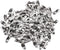 uxcell Ball Chain Connector, Stainless Steel 1.5mm Ball Chains Clasp Crimp Clips Link, Pack of 100