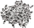 uxcell Ball Chain Connector, Stainless Steel 1.5mm Ball Chains Clasp Crimp Clips Link, Pack of 100