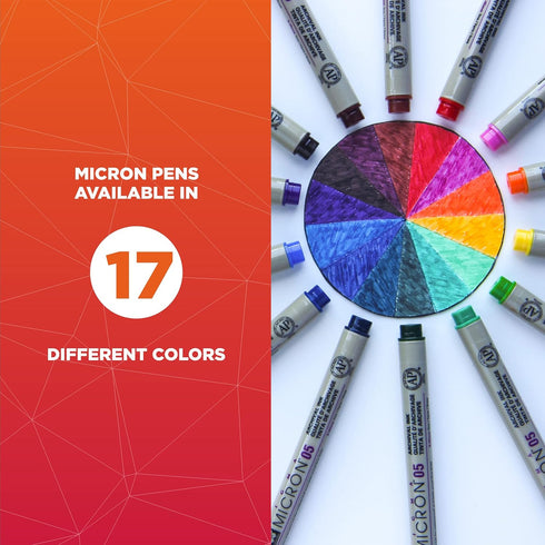 SAKURA Pigma Micron Fineliner Pens & Gelly Roll Classic White Pens, Assorted Point Sizes for Writing, Drawing,