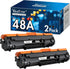Valuetoner Compatible Toner Cartridge Replacement for HP 48A Black CF248A 248A for Pro M15w M16a M15a M16w MFP (2 Pack)