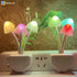 0.6W iBetterLife LED Night Light Smart Sensor Color Changing Plug-in Night Lights for Kids Adults Cute Mushroom Night