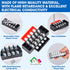 Terminal Blocks Ground Circuit Kit with Cover, 12 PCS/6 Set for DIY Industrial Electrical Cabinet Meter Box