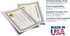 Certificate of Completion Paper, 30 Pack, Embossed Gold Foil Seals, 8.5" x 11"