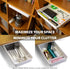 Officemate Large Self-Adhesive Under Desk Drawer - Black, 12.5" x 10.75" x 1.875" (22552)