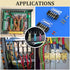 100pcs 16-14 AWG Marine Grade Heat Shrink Fork Connectors, Tinned Copper Heat Shrink Fork Terminals
