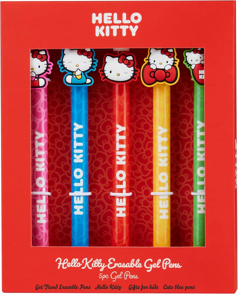 Get Trend Hello Kitty 5pcs Erasable Gel Ink Pens Cute Writing Pens