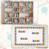 65ft Set BeYumi Colorful Bookshelf Border Trim - Back to School Books Rolled Border Trim Bookshelf Bulletin Board