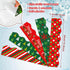 Whaline 69Ft Christmas Classroom Borders, Red Green Xmas Trim Stickers for School Office Christmas Decor