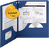 Smead Lockit Two-Pocket Heavyweight Folder, Dark Blue, Letter Size, 25 per Box (87982)