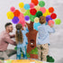 Classroom Tree Bulletin Board Set – 3D Tree Decoration with Paper Pom Poms for Preschool Kindergarten Back to School