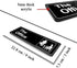 The Office Sign Self-Adhesive Acrylic Sign for Door or Wall, 9 X 3 Inch Name Plate (Black and White)