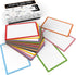 Dry Erase Magnetic Labels, 40-Pack Small Dry Erase Magnets with Color Borders for Office, Education, Home