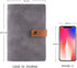 CAGIE A5 Refillable Faux Leather Traveler Notebook Binder, 6 Ring Personal Organizer for Men Women