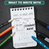 Qilery 6 Pcs Waterproof Notebook, 3" x 5" All Weather Pocket Notepads, Weatherproof Spiral Memo Pads