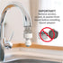 AquaticLife 3-Piece Brass Faucet Adapter Kit - Kitchen Bathroom Sink Connecter for Garden Hose and Water Filter