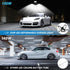BRAINIAC LED Garage Light Bulbs, 100W 10000LM Super Bright, 5 Adjustable Panels, E26/E27 Screw-in Deformable Fixture