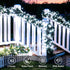 2 Pack 66ft 200 8 QITONG White Solar String Lights Outdoor Waterproof, Each LED Solar Christmas Lights, Modes Green