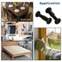 MewuDecor M6 70mm 5 Sets x Socket Cap Furniture Bolts with Barrel Nuts for Furniture Cots Beds Crib and Chairs, Carbon