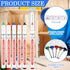 60 Ireer Pcs Multi Purpose Deep Hole Marker Pens Long Nosed Marker Deep Drill Hole Long Nib Scriber Waterproof