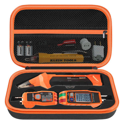 Hard Case for Klein Tools ET310 AC Circuit Breaker Finder & RT250 GFCI Outlet Tester & 80016 Tool Kit, Black (Case Only)
