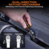 KSEIBI 181787 Mini Ratchet Wrench Set, 18-Piece 1/4" Drive Tool Kit with Durable Right Angle Screwdriver Bits
