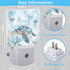 KXWQTRDD Sea Turtle Blue Ocean Night Light Plug into Wall,Nightlights with Light Sensor Dusk to Dawn,Plug in Night